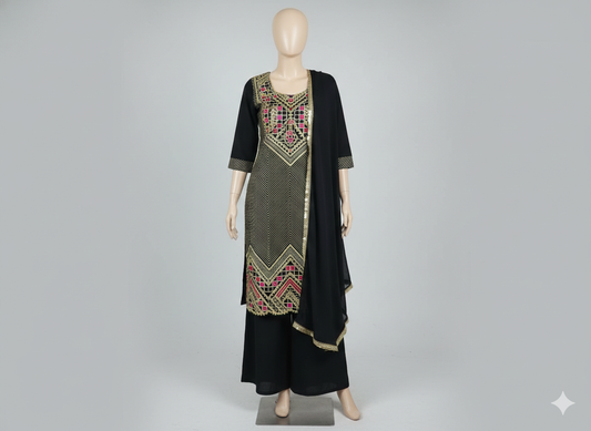 Beautiful designer plazo suit