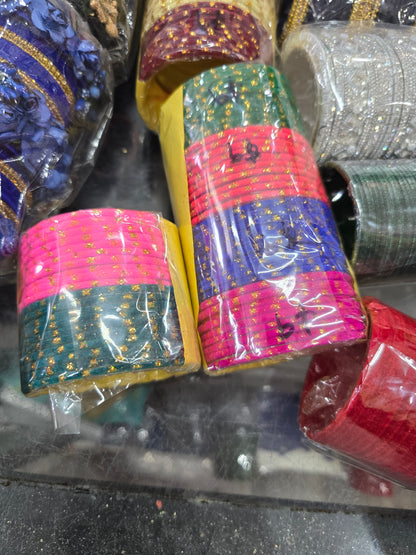 Beautiful designer glass bangles