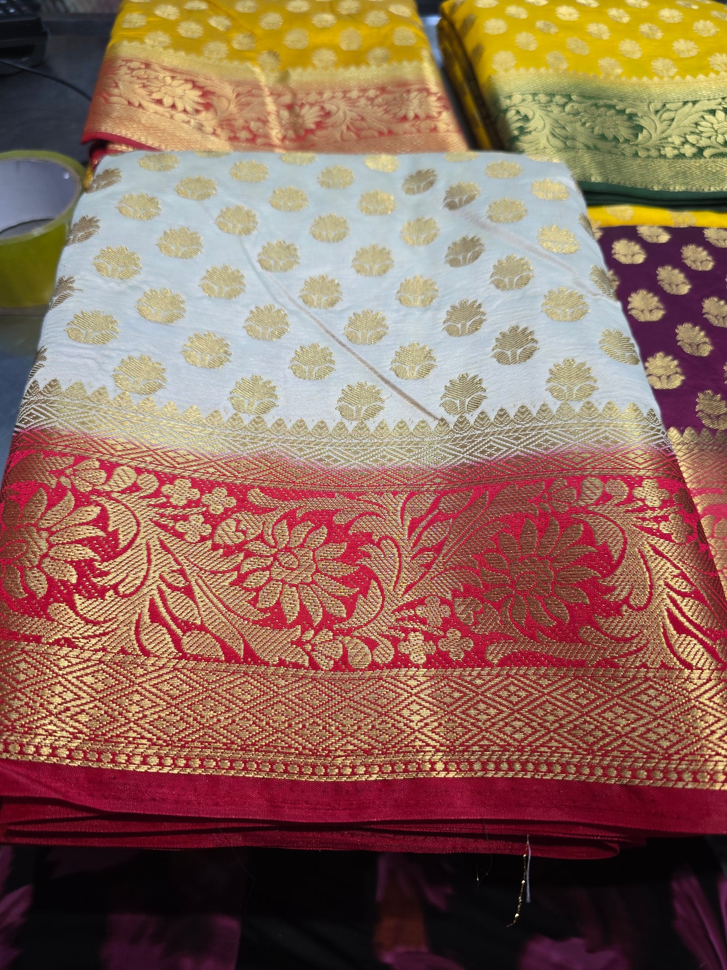 Beautiful designer silk saree