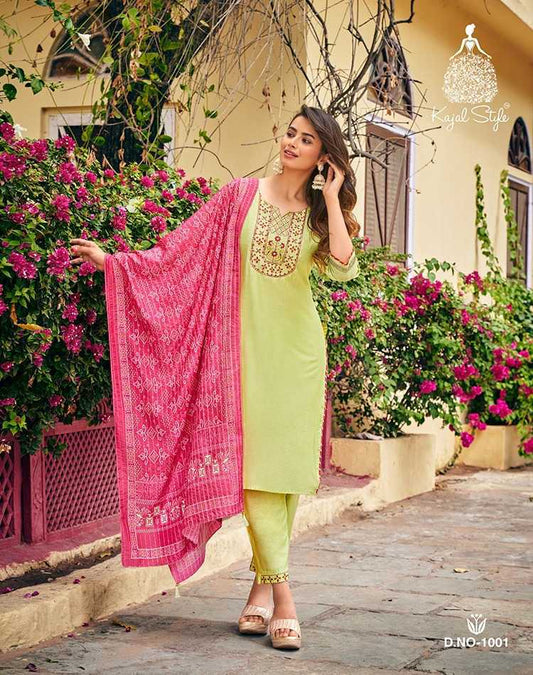 Beautiful designer kurti pants dupptta