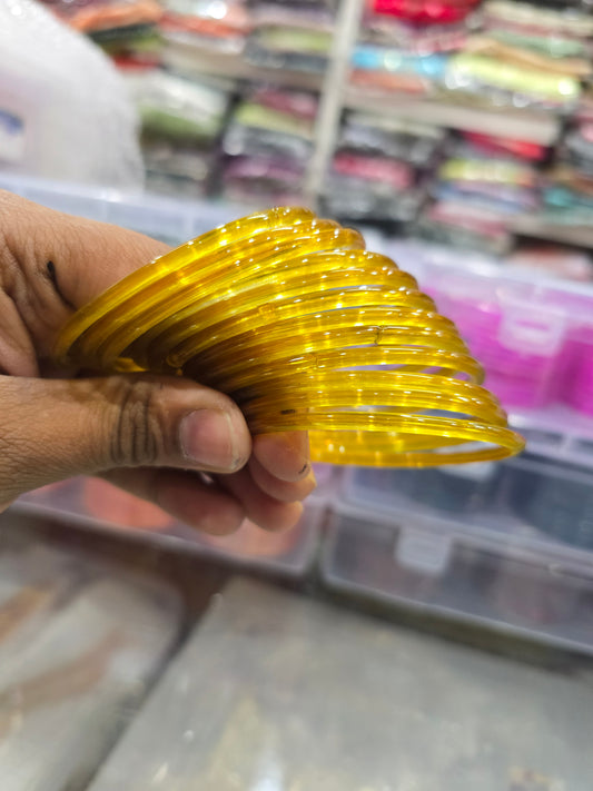 Beautiful designer jelly glass bangles