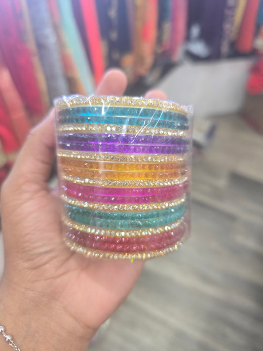 Beautiful designer raindrops bangles