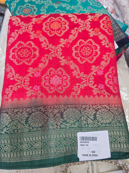 Beautiful designer silk saree