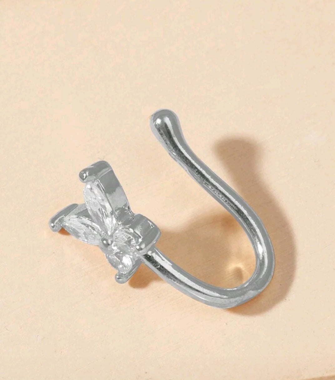 Beautiful designer stone nose ring