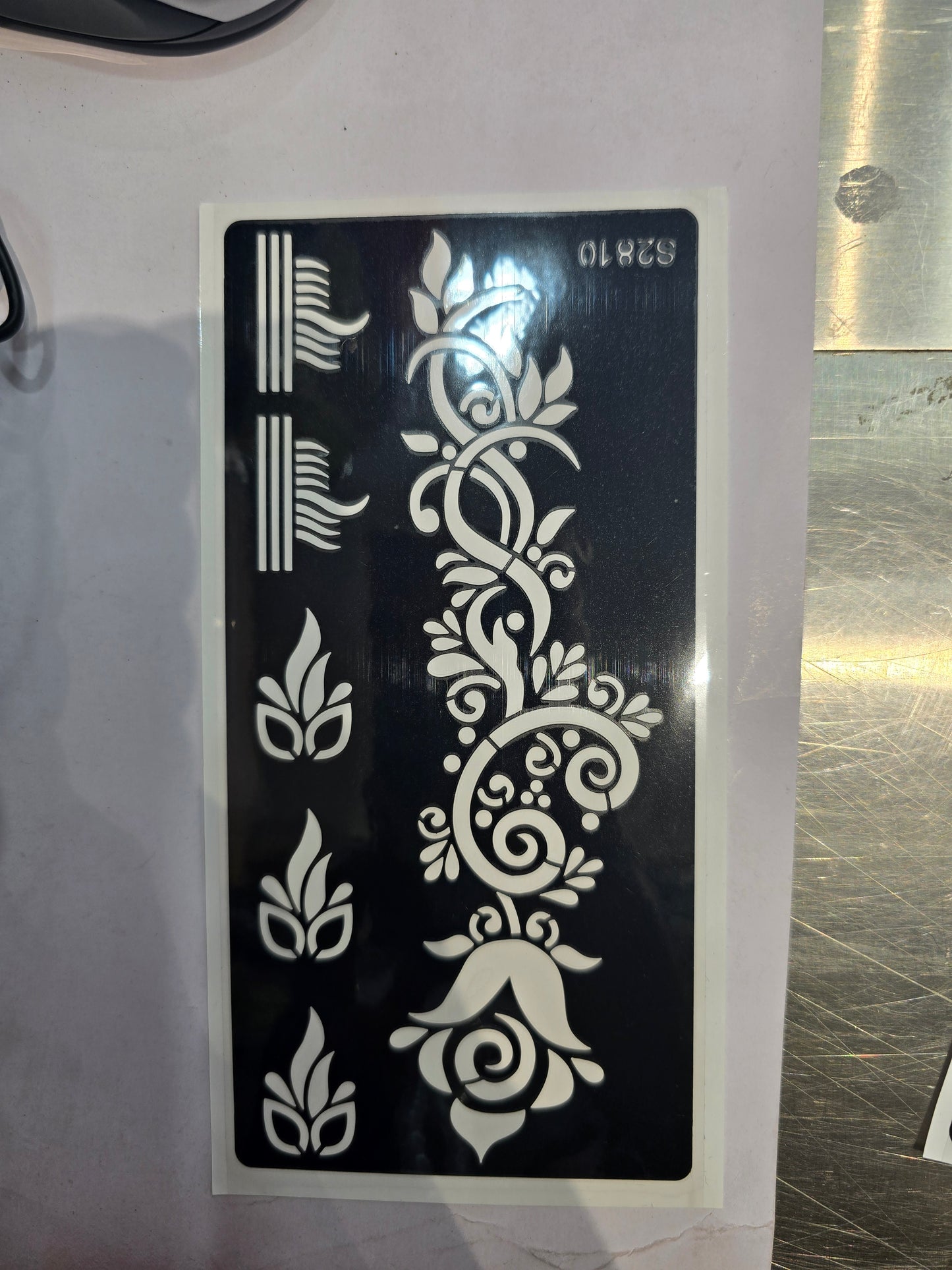 Henna Tattoo Stencil Stickers, Reusable Henna Tattoo Templates