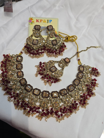 Beautiful designer necklace set