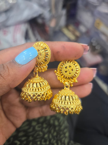 Beautiful designer  gold plated jhumka