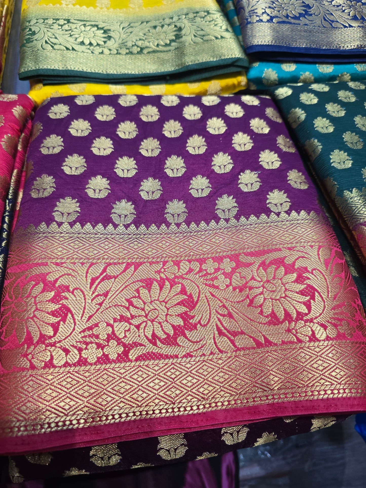 Beautiful designer silk saree
