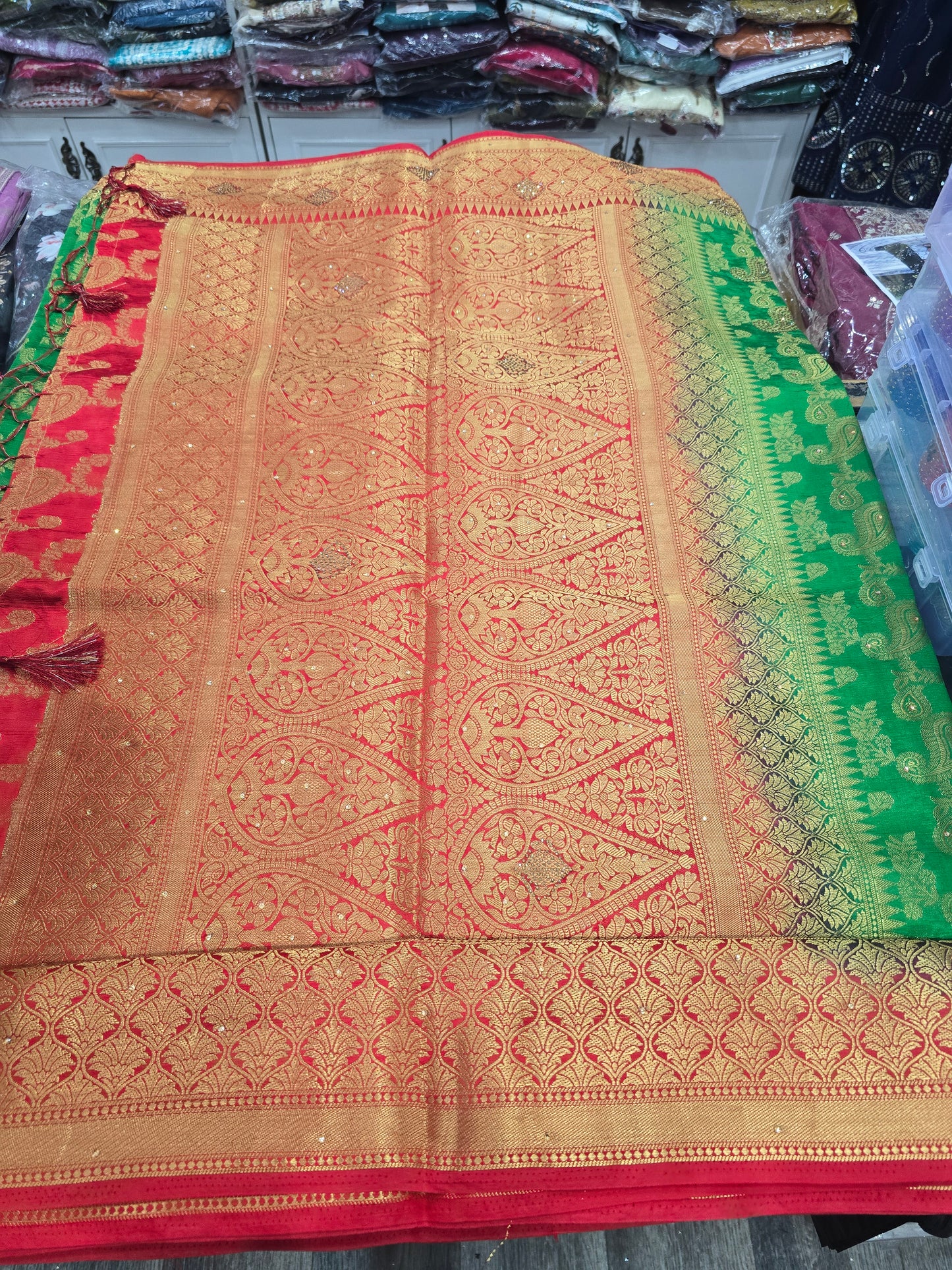 Beautiful designer silk saree