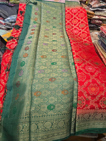 Beautiful designer silk saree