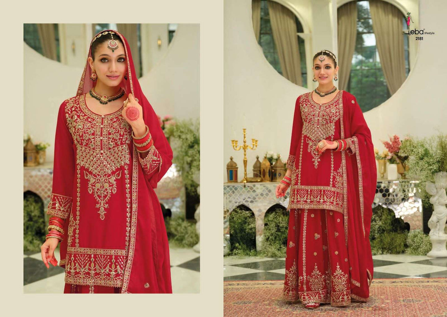 Beautiful designer long top lengha