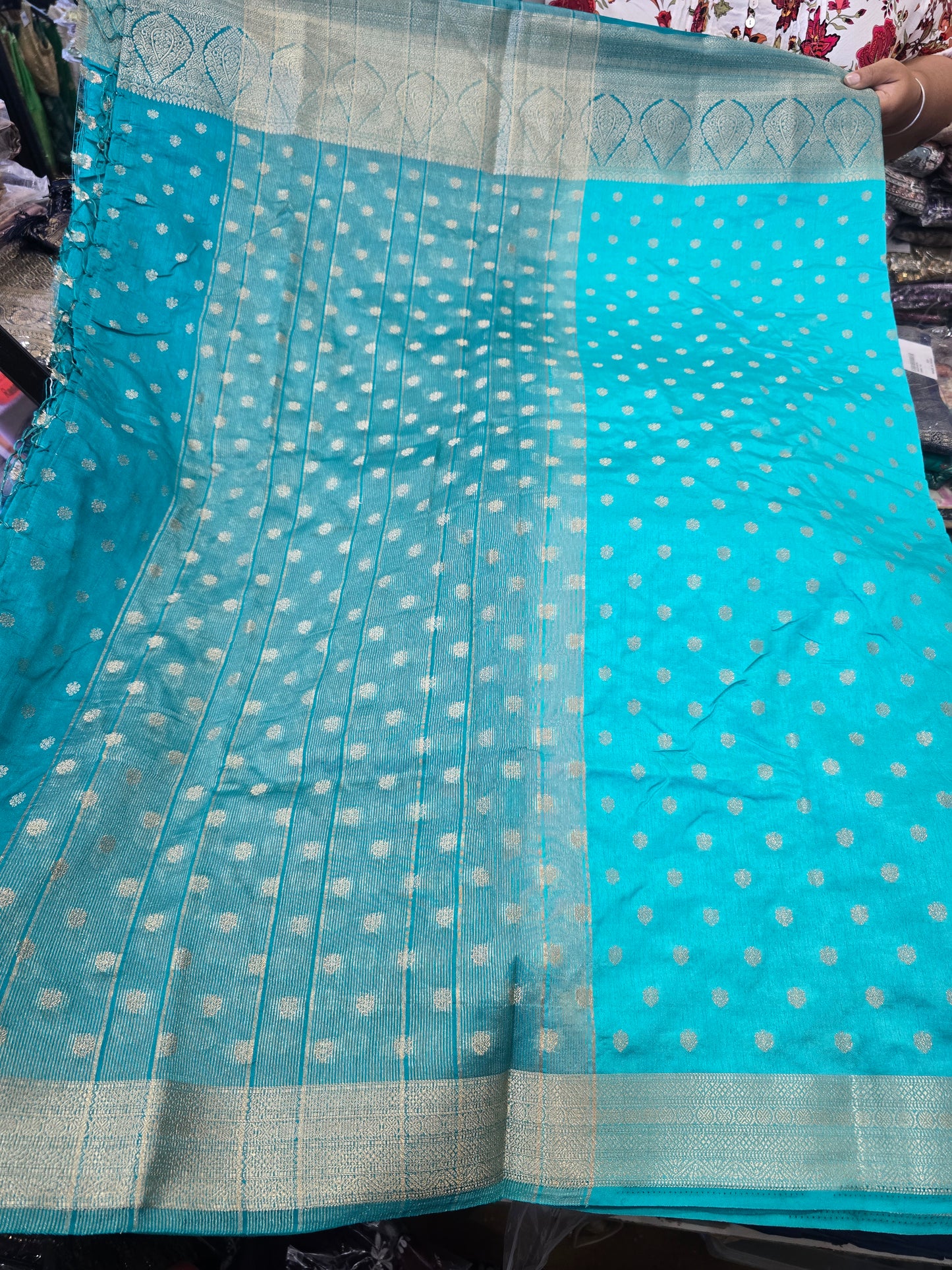 Beautiful designer silk saree