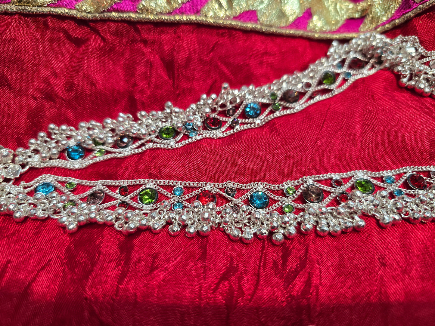 Beautiful designer bridal anklets