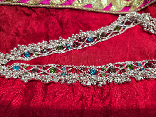 Beautiful designer bridal anklets