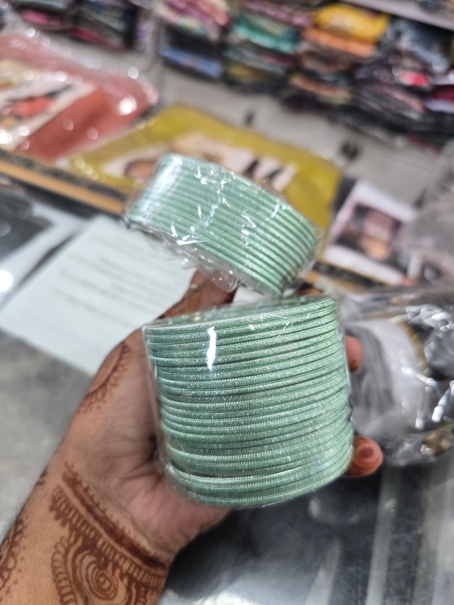 Beautiful designer metal plain bangle