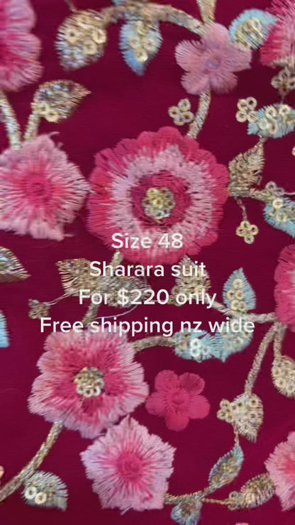 Beautiful designer sharara suits