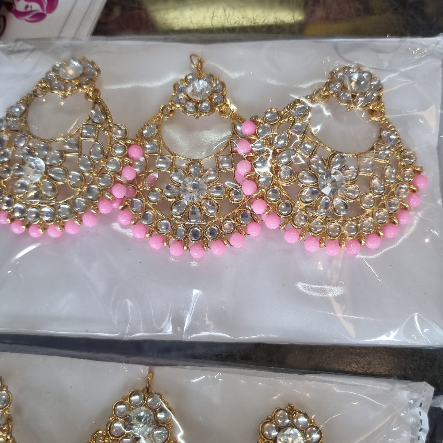 Beautiful designer earing tikkah set