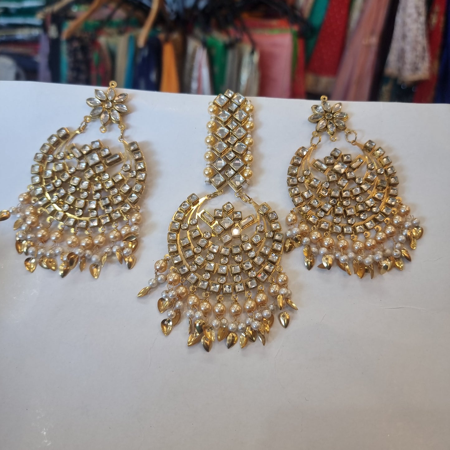 Beautiful designer tikka earrings