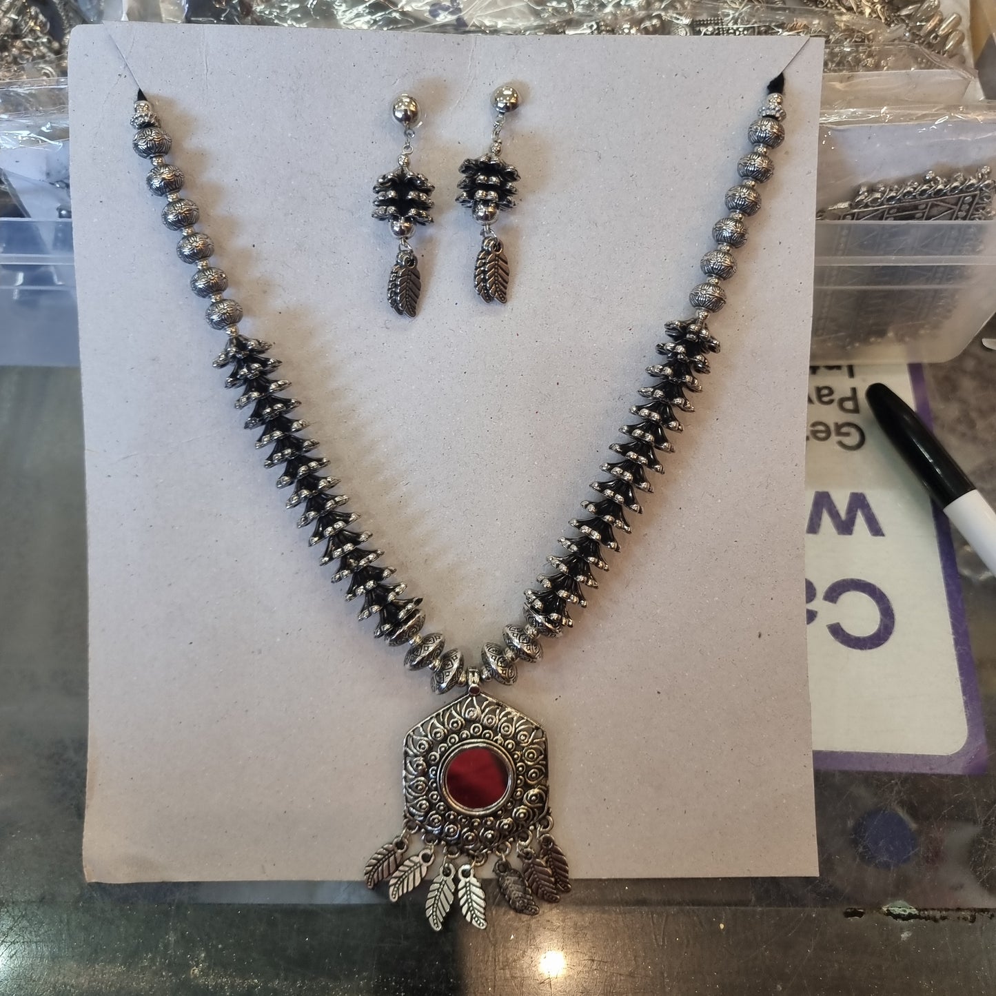 Beautiful designer necklace set