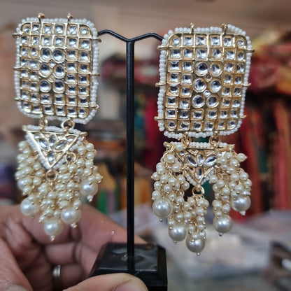 Beautiful designer kundan earings