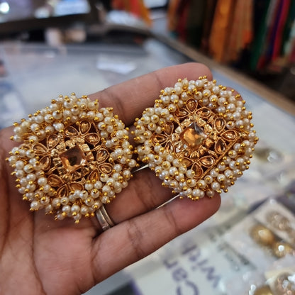 Beautiful designer studs earing big size