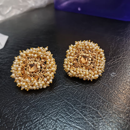 Beautiful designer studs earing big size