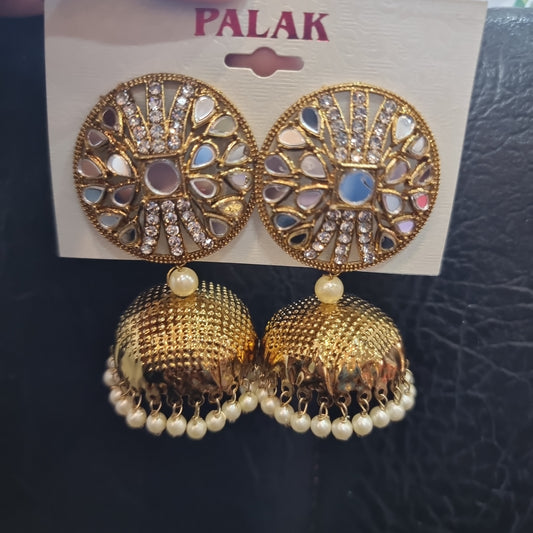 Beautiful designer jhumki  earing