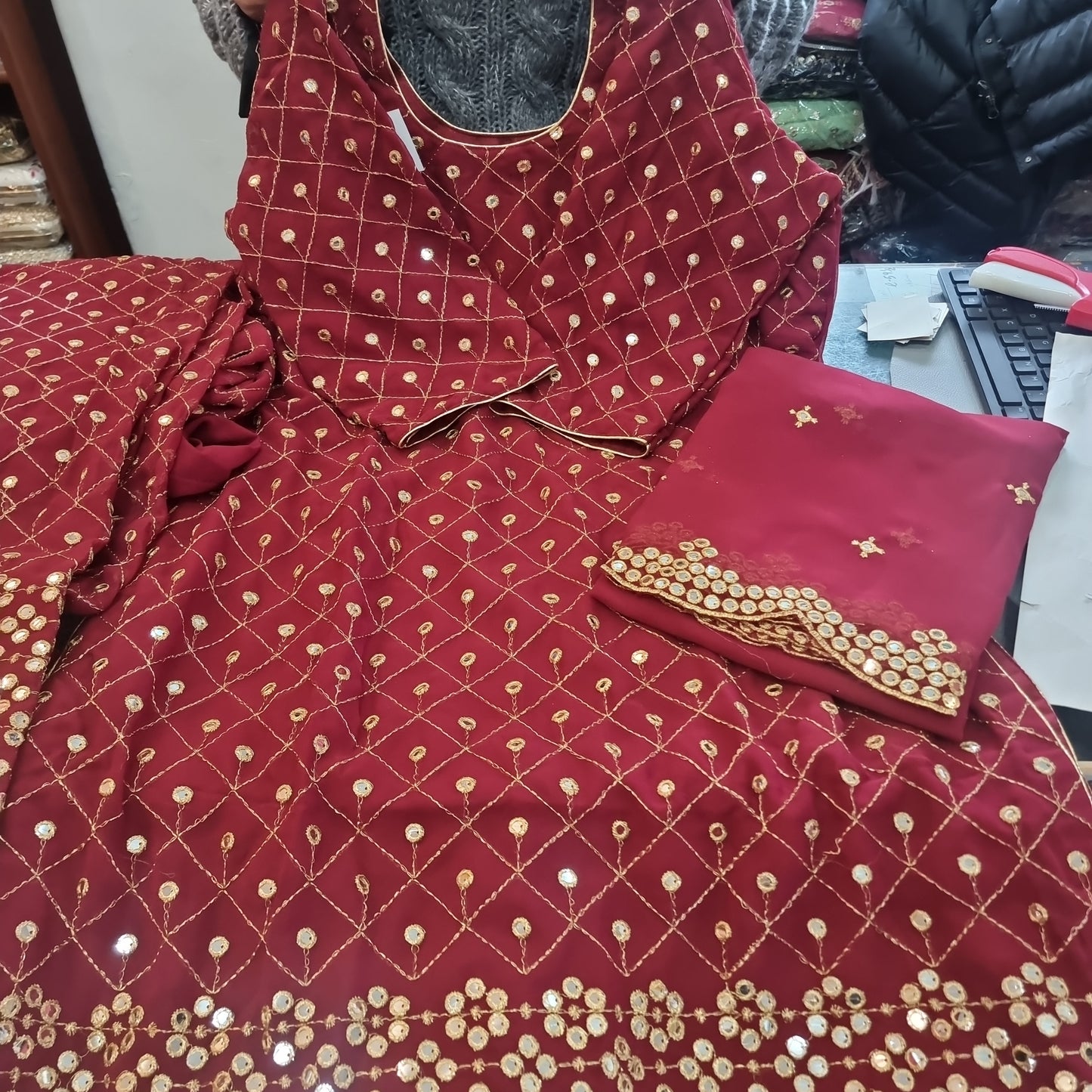 Beautiful designer readymade patiala