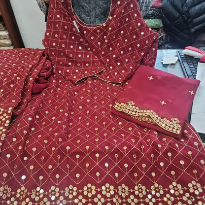 Beautiful designer readymade patiala