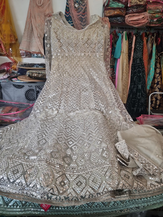 Beautiful designer anarkhali suit