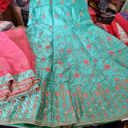 Beautiful designer Semi stitch lengha choli