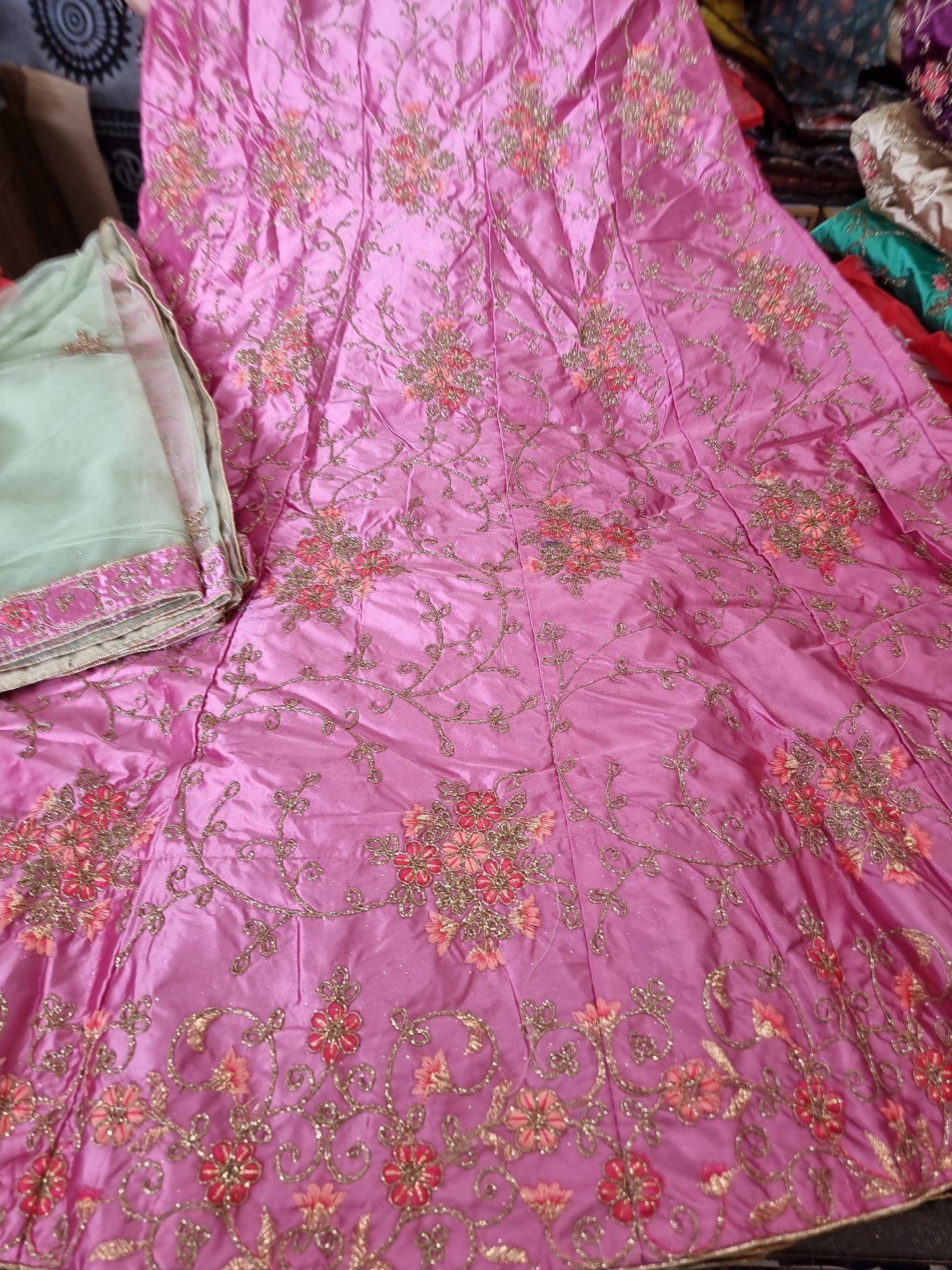 Beautiful designer Semi stitch lengha choli