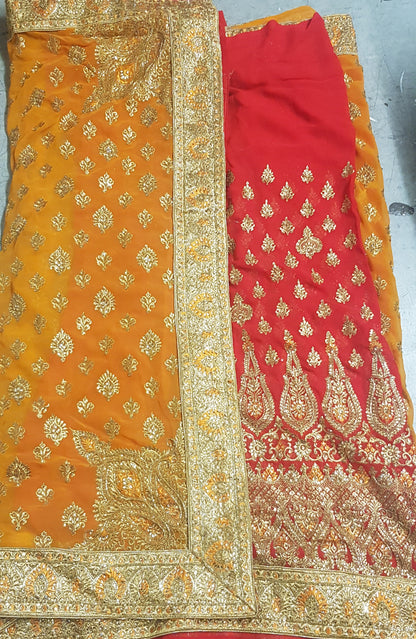 Beautiful designer heavily embroidery saree