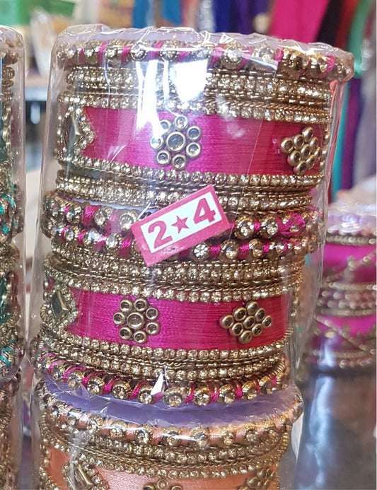 Beautiful designer silk thread bangles