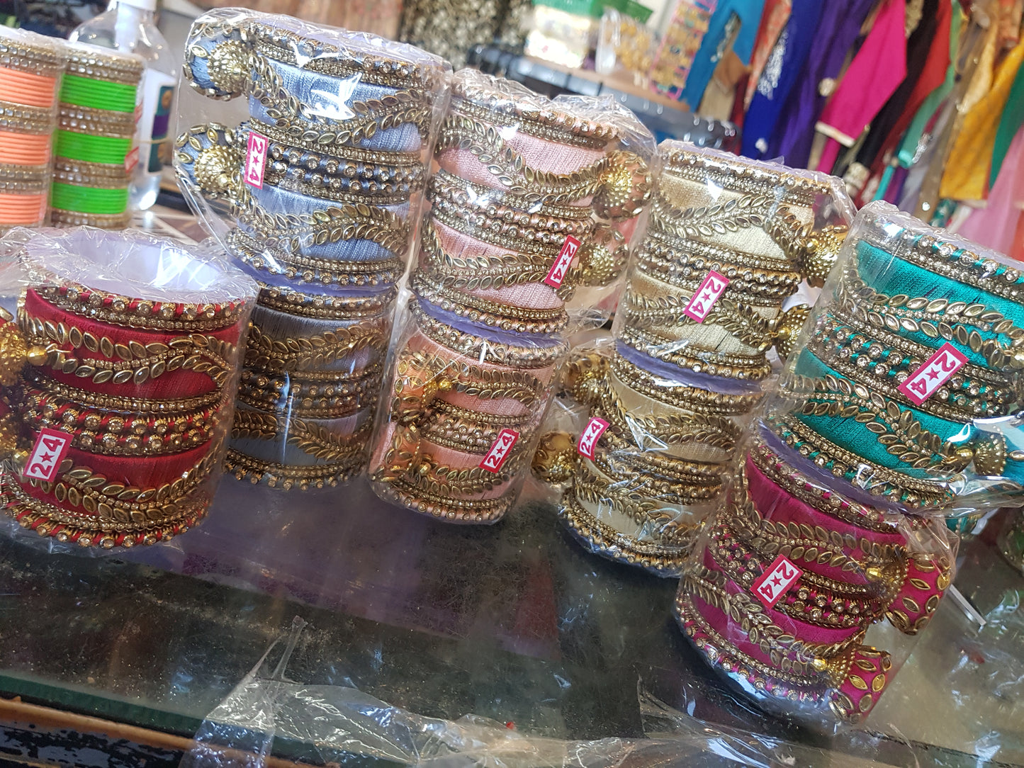 Beautiful designer silk thread bangles