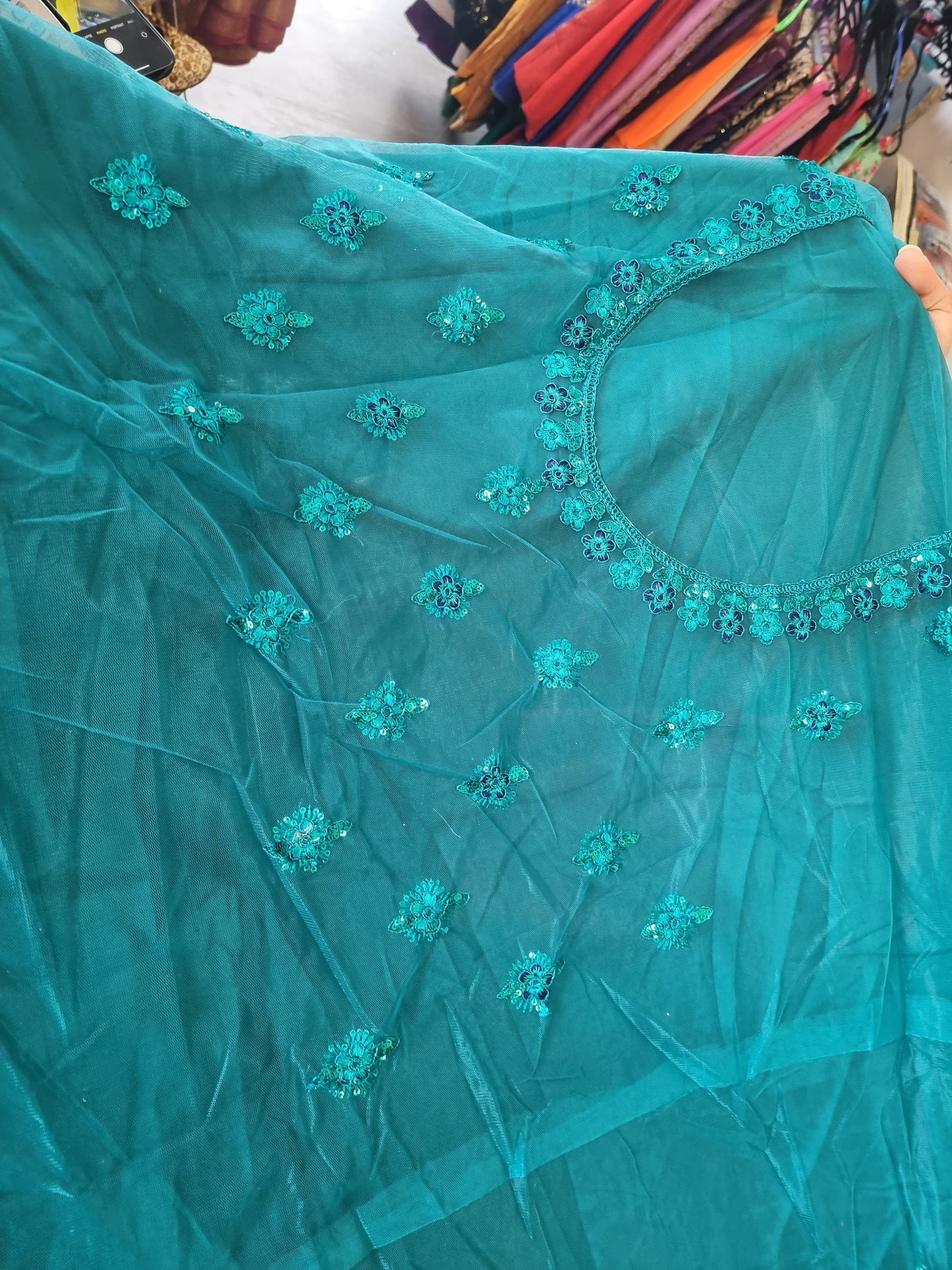 Beautiful designer unstitched lengha