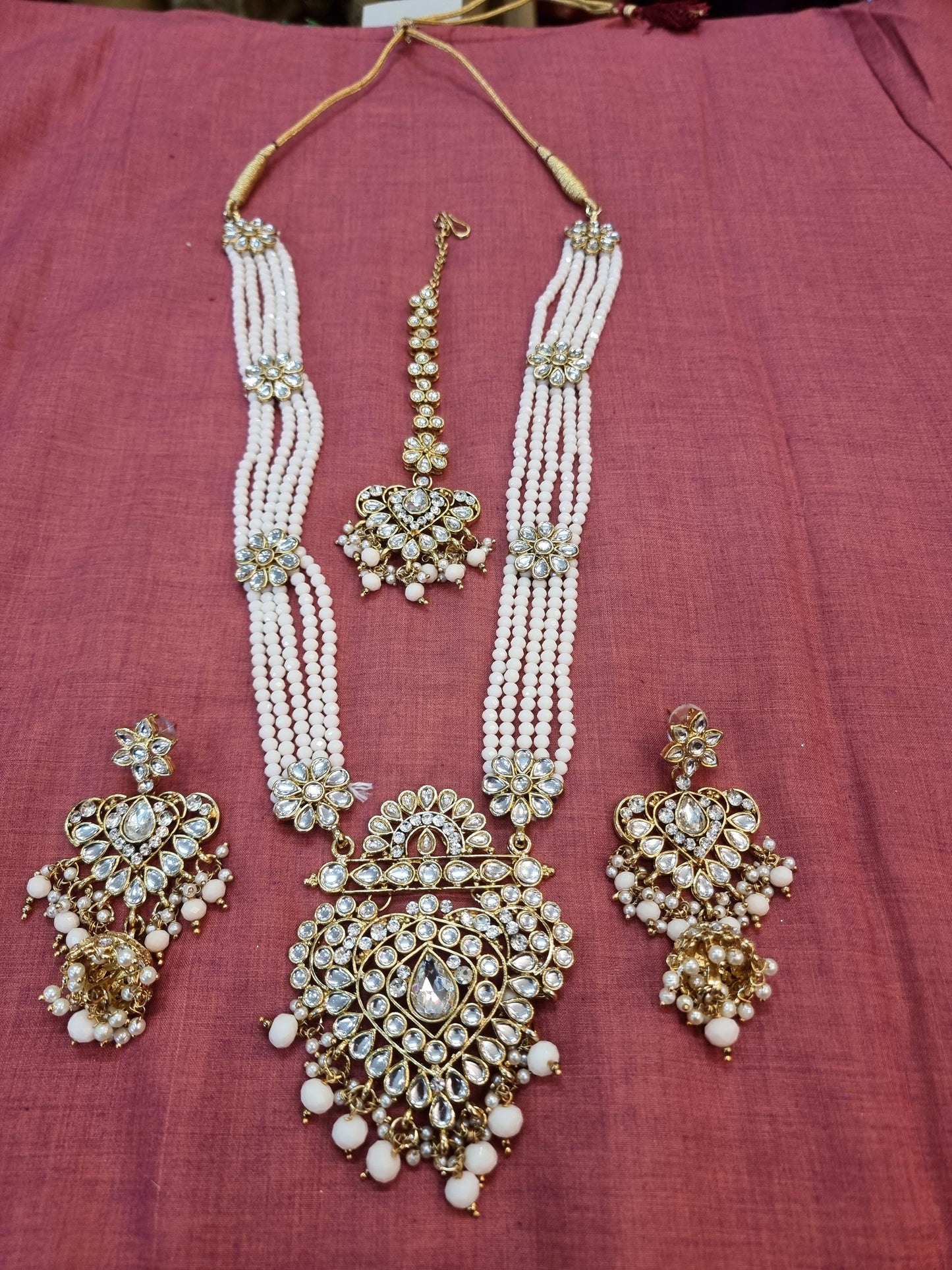 Beautiful designer rani haar set