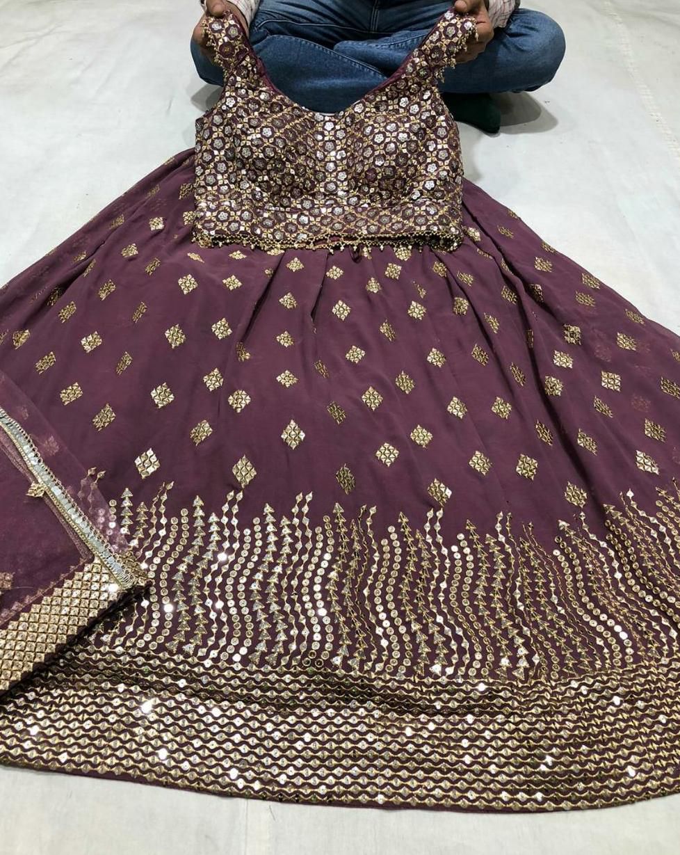 Beautiful designer readymade lengha