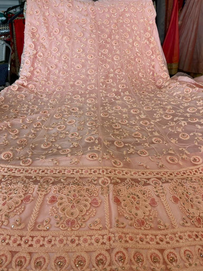 Beautiful designer unstitched lengha