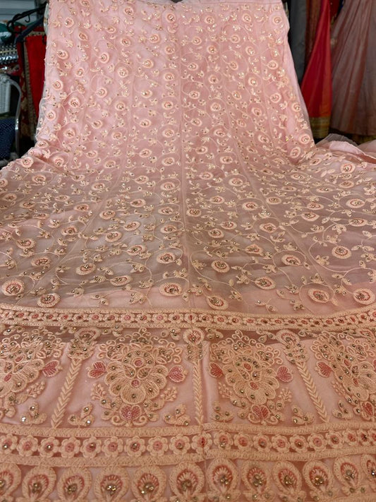 Beautiful designer unstitched lengha