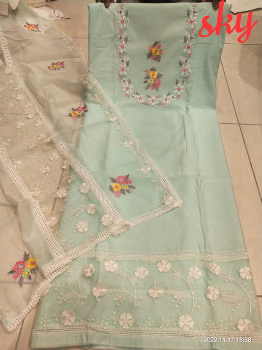 Beautiful designer unstitched suit