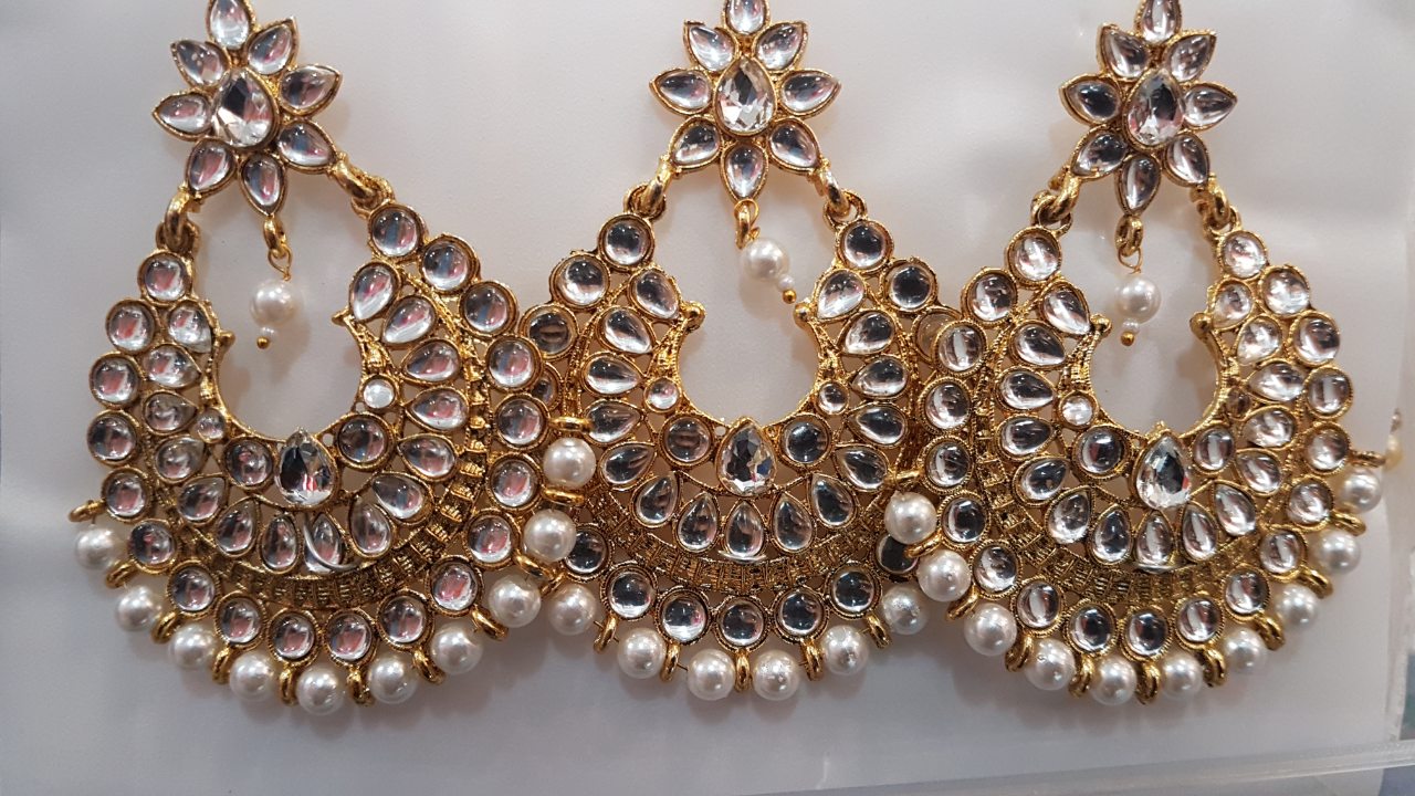 Beautiful designer earing tikkah set