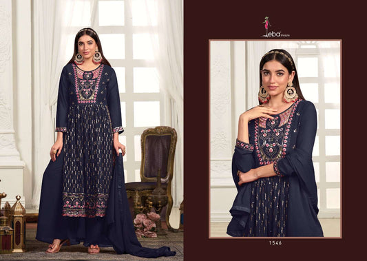 Beautiful designer Georgette With Nyra Cut Style Suit