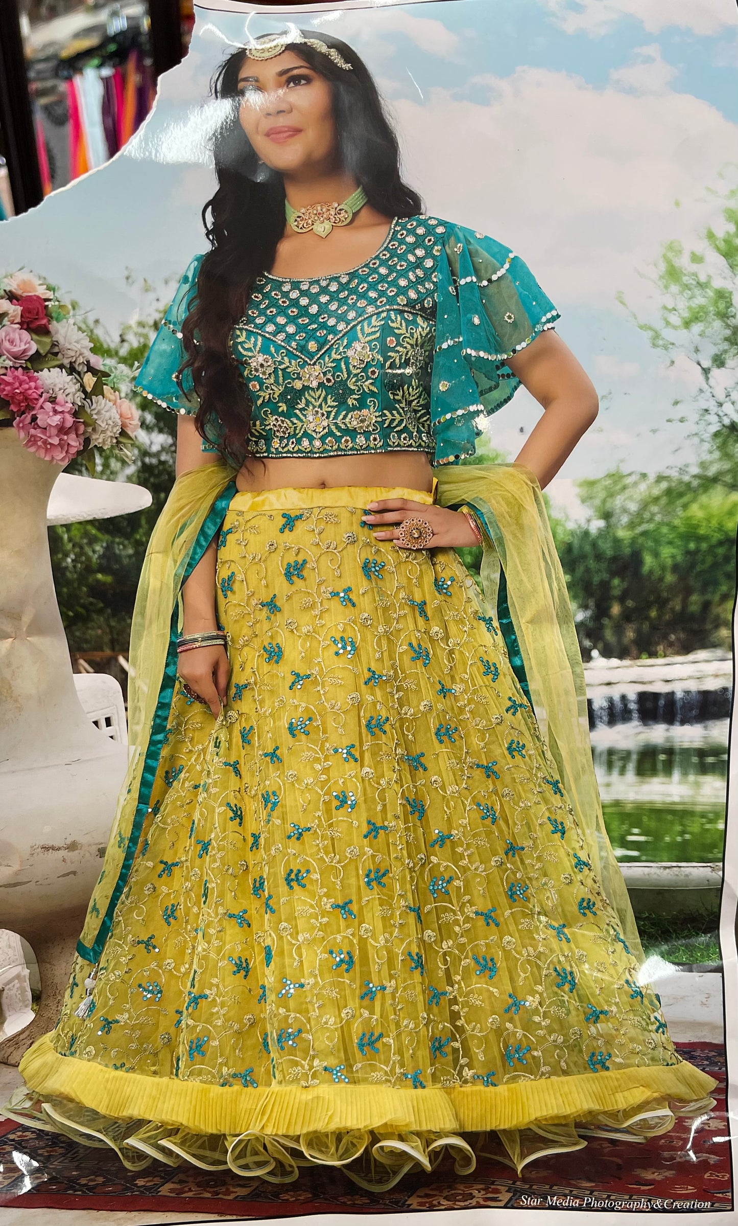 Beautiful designer lengha choli