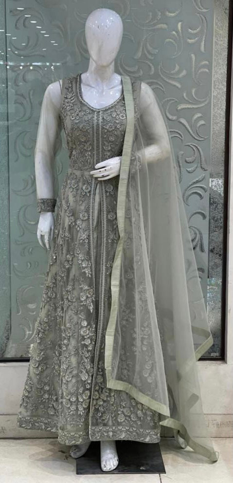 Beautiful designer gown style anarkali suit