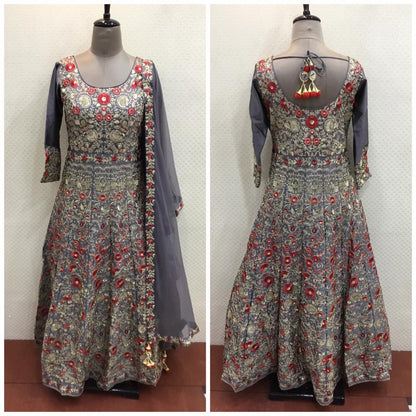 Beautiful designer gown style anarkali