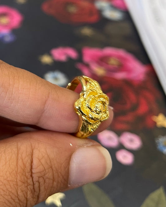 Gold plated ring