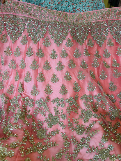 Beautiful designer heavily embroidery lengha choli