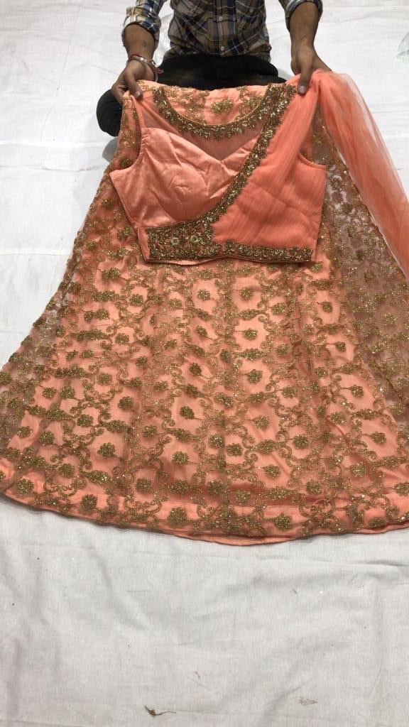 Beautiful designer lengha choli suit