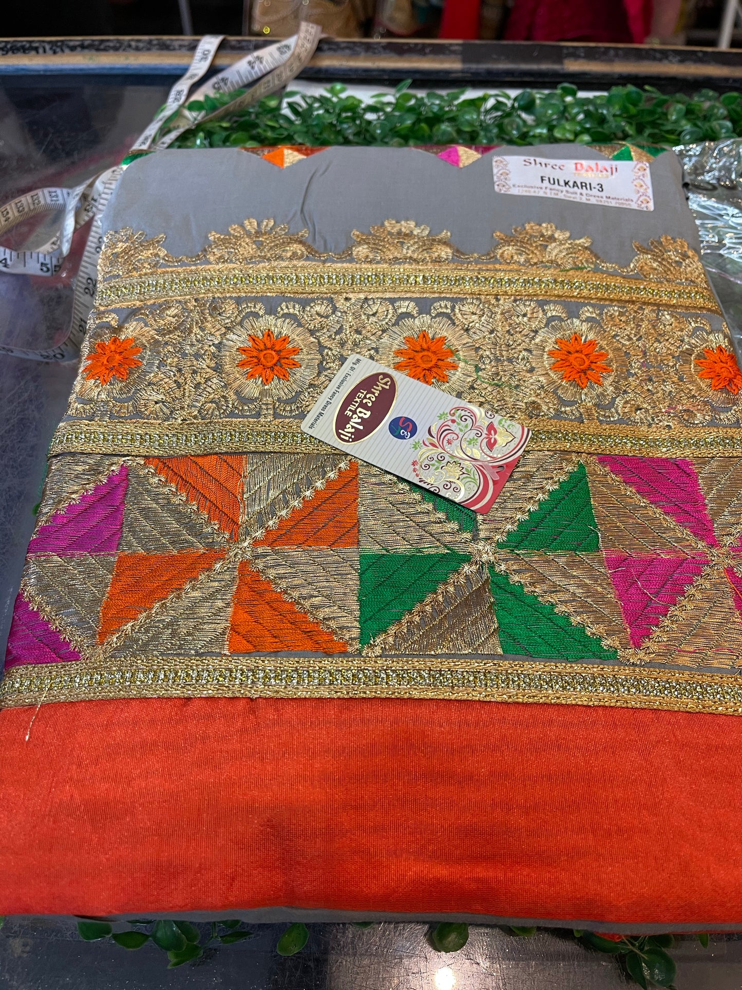 Beautiful designer unstitched punjabi patiala suit